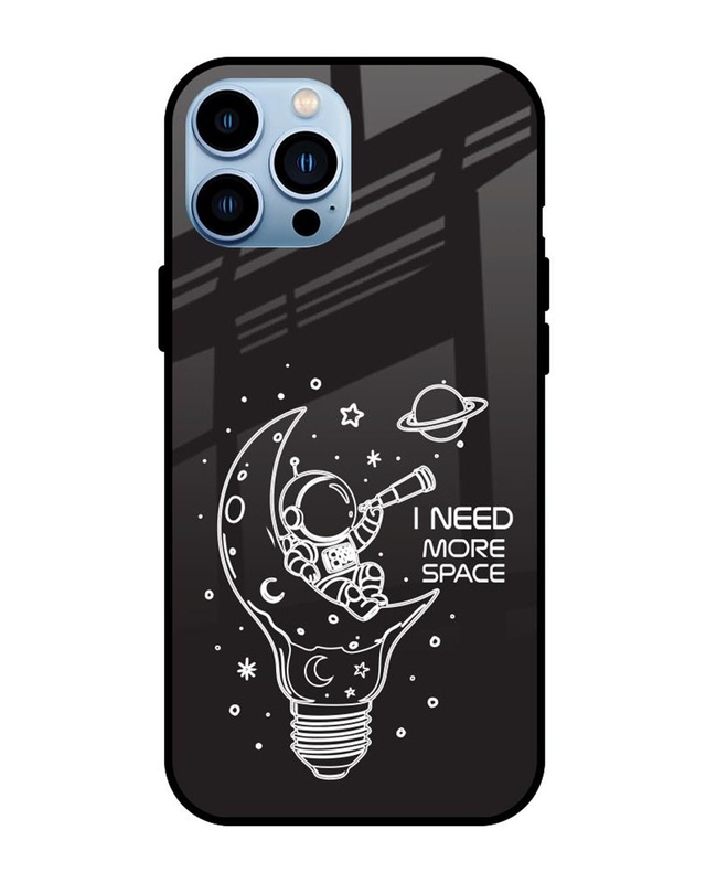 Shop I Need Space Premium Glass Cover for Apple iPhone 13 Pro-Front