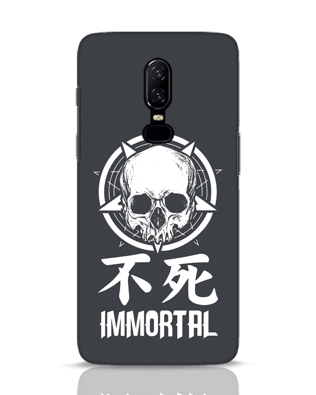 Shop Immortal Demigod Designer Hard Cover for OnePlus 6-Front