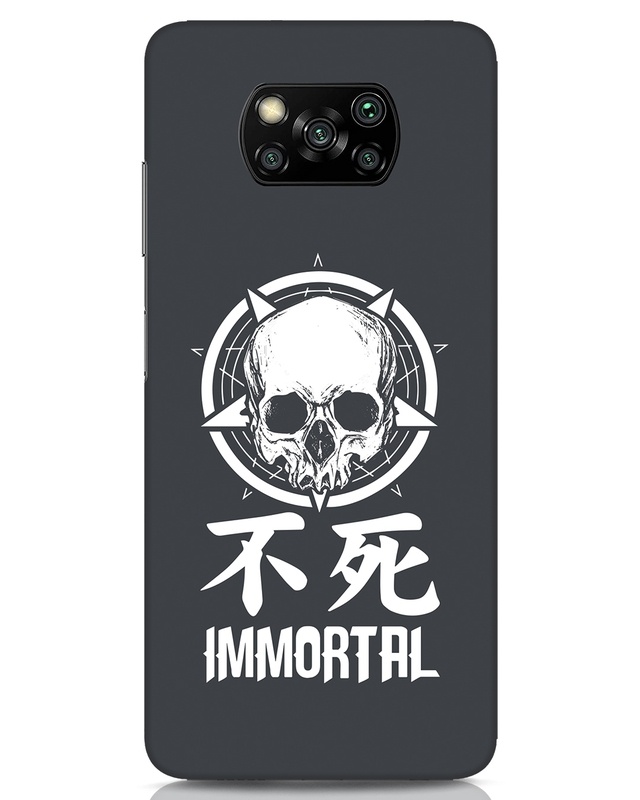 Shop Immortal Demigod Designer Hard Cover for Xiaomi Poco x3-Front