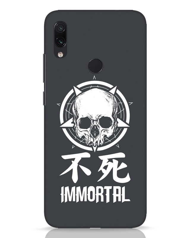 Shop Immortal Demigod Designer Hard Cover for Xiaomi Redmi Note 7 Pro-Front