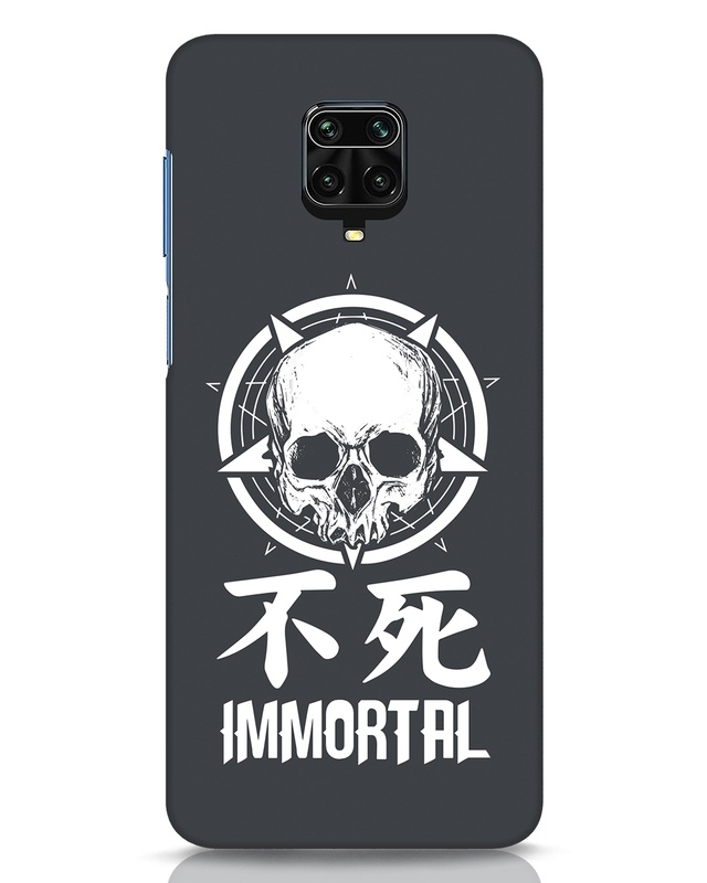 Shop Immortal Demigod Designer Hard Cover for Xiaomi Redmi Note 9 Pro Max-Front