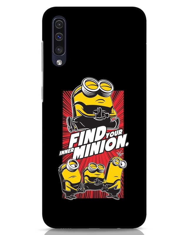 Shop Inner Minion Designer Hard Cover for Samsung Galaxy A50-Front