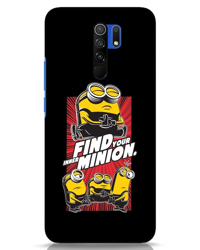 Shop Inner Minion Designer Hard Cover for Xiaomi Poco M2 Reloaded-Front