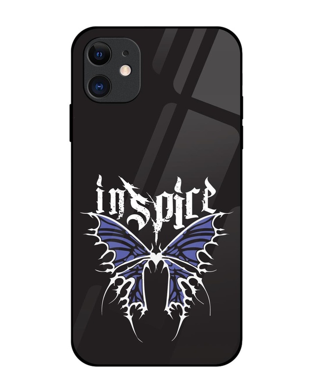 Inspire Premium Glass Cover for Apple iPhone 12-Front Bewakoof Shop Inspire Premium Glass Cover for Apple iPhone 12-Front