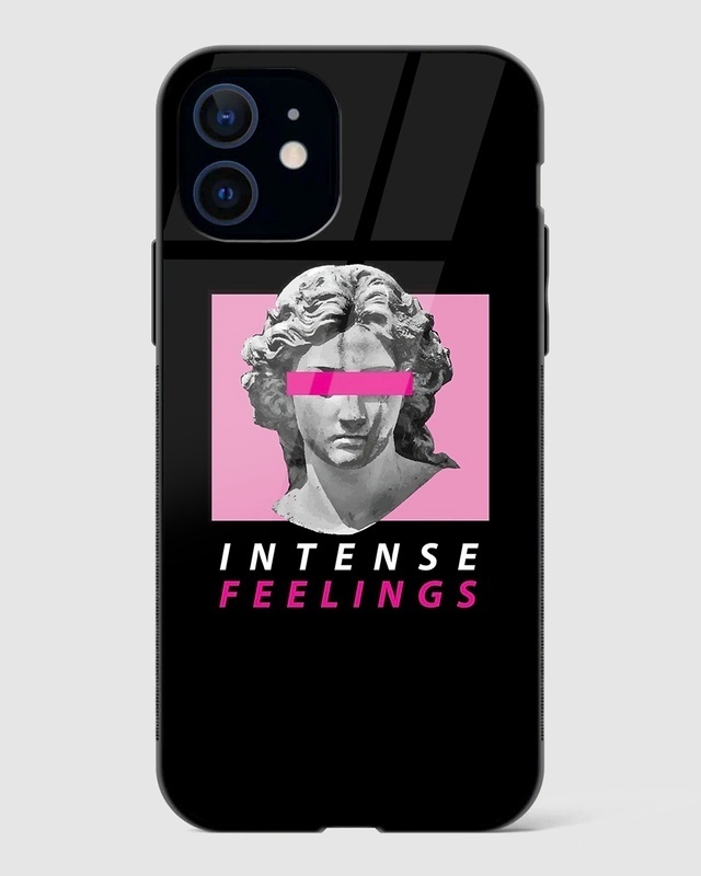 Shop Intense Feelings Premium Glass Case for Apple iPhone 12 Mini-Front