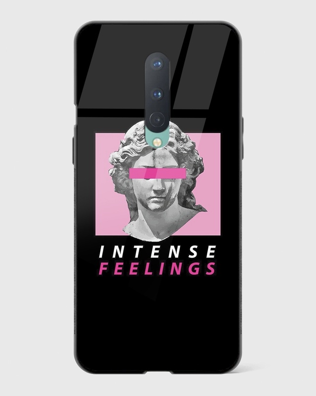 Shop Intense Feelings Premium Glass Case for OnePlus 8-Front