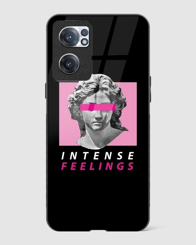 Shop Intense Feelings Premium Glass Case for OnePlus Nord CE 2 5G-Front