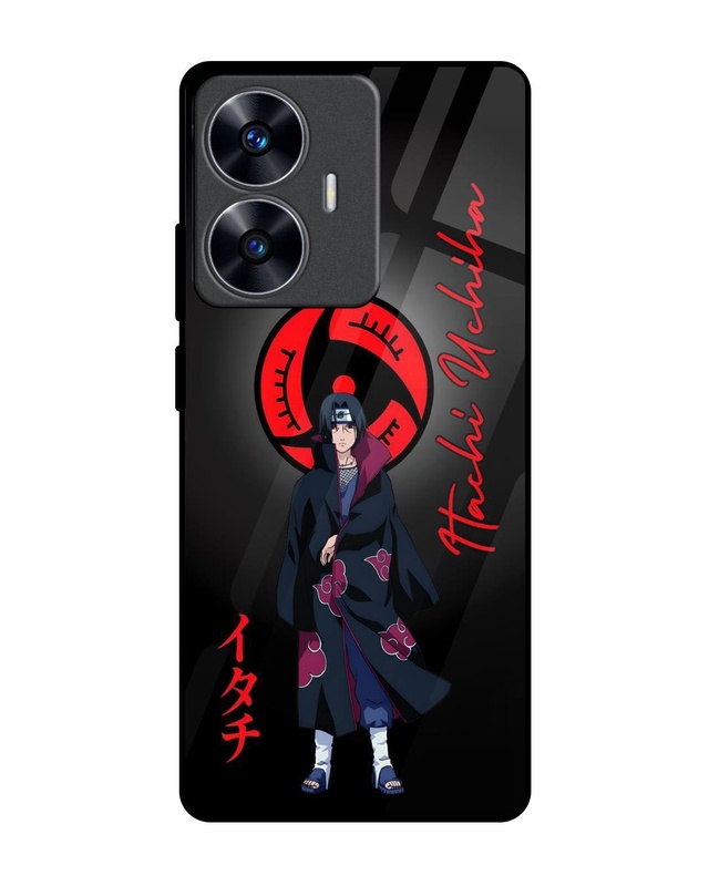 Itachi Blood Premium Glass Cover for Realme C55