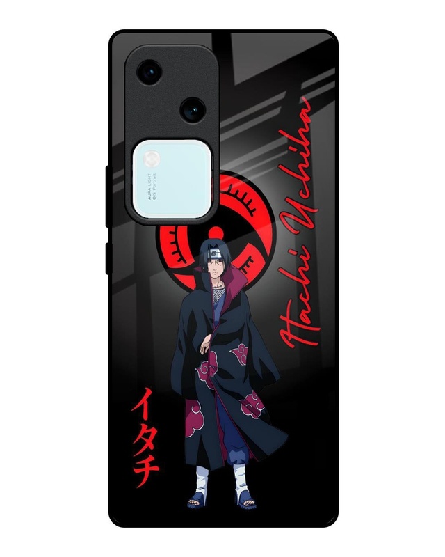Itachi Blood Premium Glass Cover for Vivo V30 5G