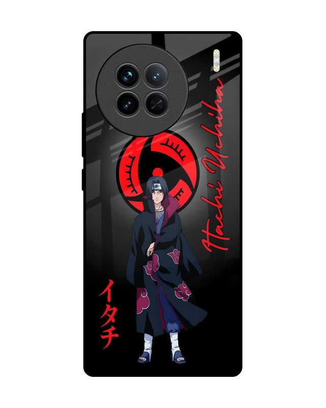 Itachi Blood Premium Glass Cover for Vivo X90 5G