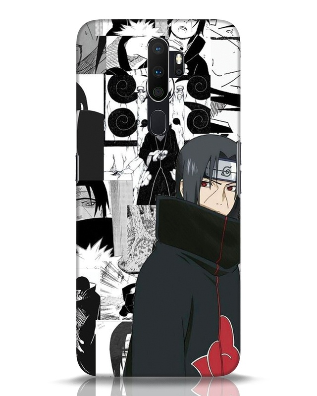 Shop Itachi Manga Designer Hard Cover for Oppo A5 2020-Front