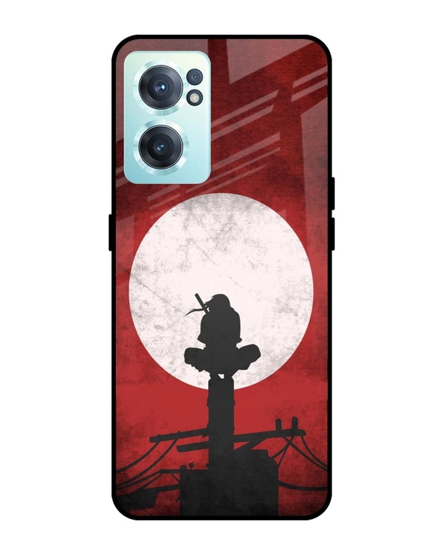 Shop Itachi Uchiha Premium Glass Case for OnePlus Nord CE 2 5G (Shock Proof,Scratch Resistant)-Front