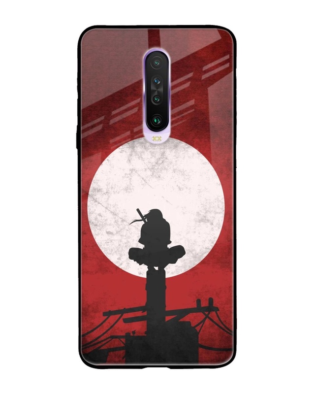 Shop Itachi Uchiha Premium Glass Case for Xiaomi Poco X2 (Shock Proof, Scratch Resistant)-Front
