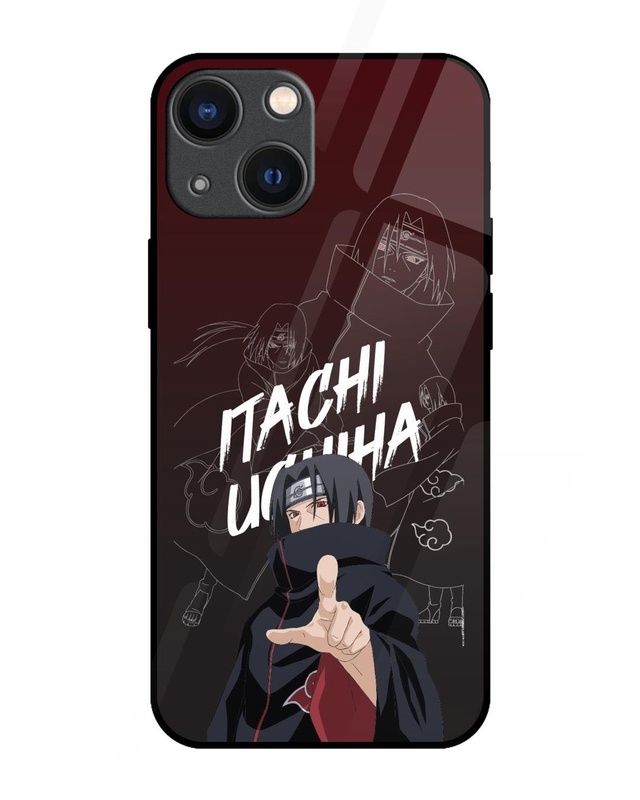 Shop Itachi Uchiha Premium Glass Cover for Apple iPhone 14 Plus-Front