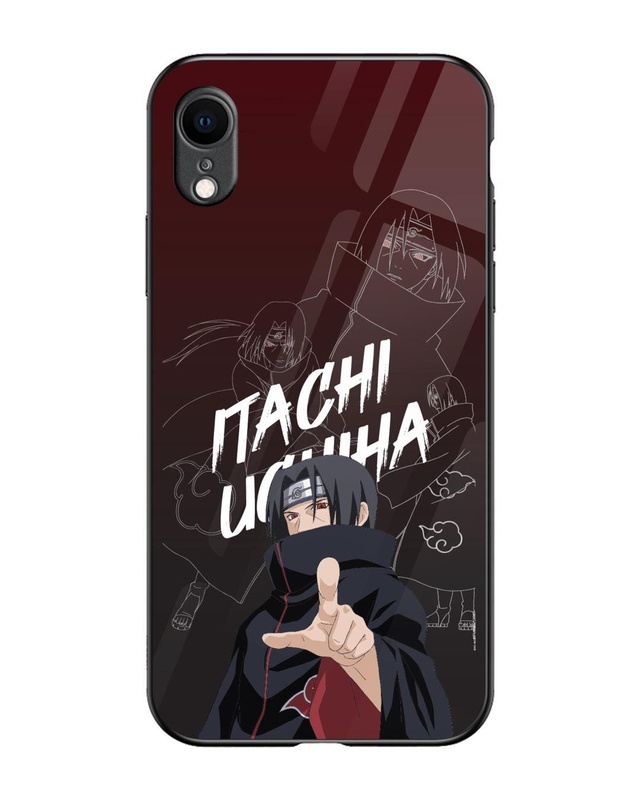 Shop Itachi Uchiha Premium Glass Cover for Apple iPhone XR-Front