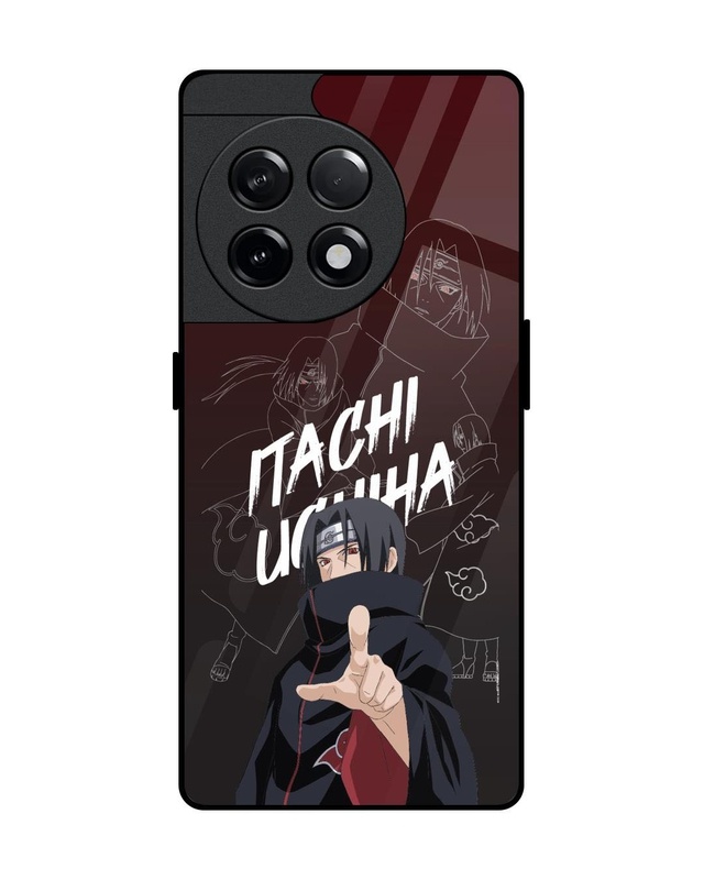 Shop Itachi Uchiha Premium Glass Cover for OnePlus 11R 5G-Front