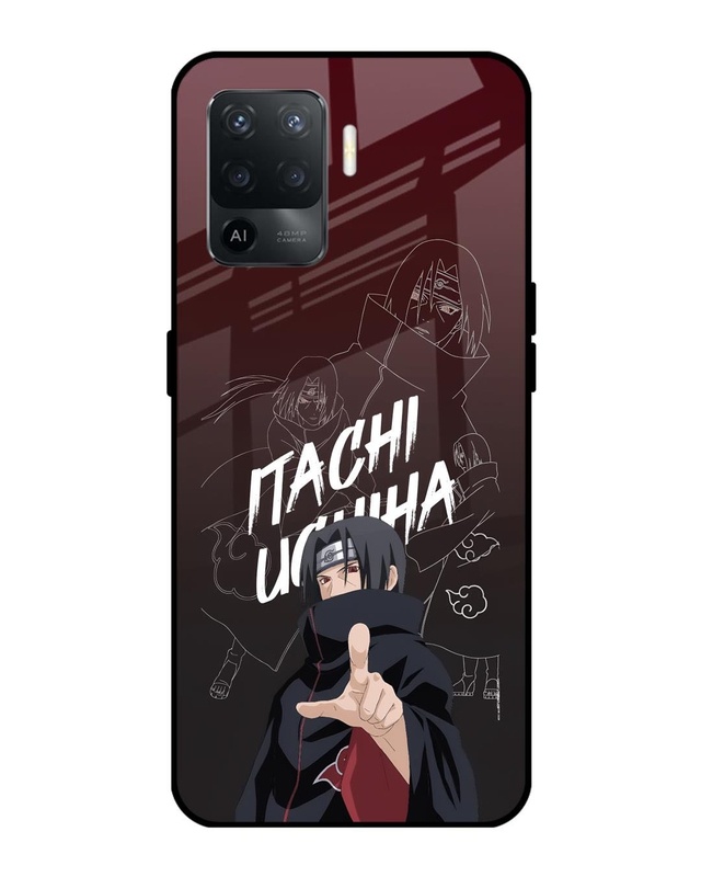 Itachi Uchiha Premium Glass Cover for Oppo F19 Pro