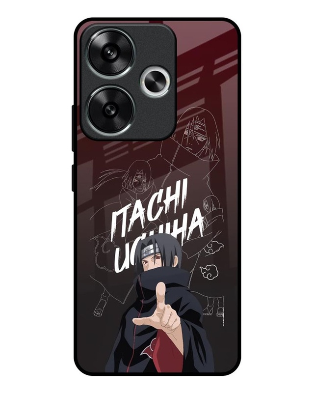 Itachi Uchiha Premium Glass Cover for Poco F6 5G