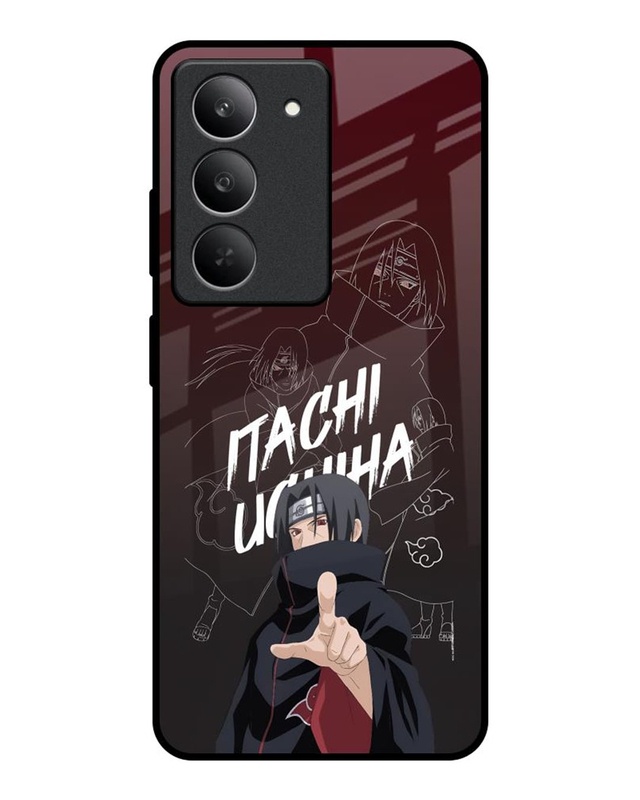 Itachi Uchiha Premium Glass Cover for Realme 14x 5G