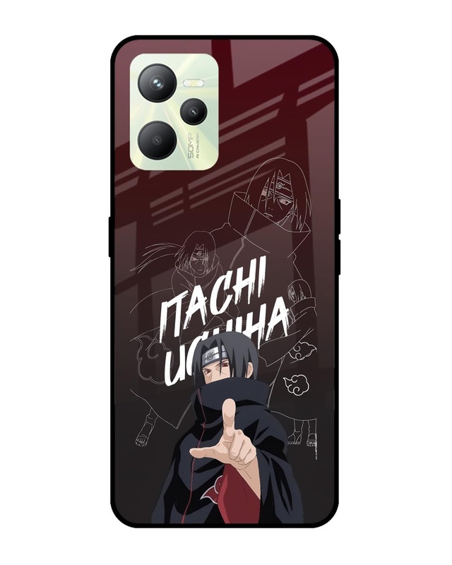 Itachi Uchiha Premium Glass Cover for Realme C35