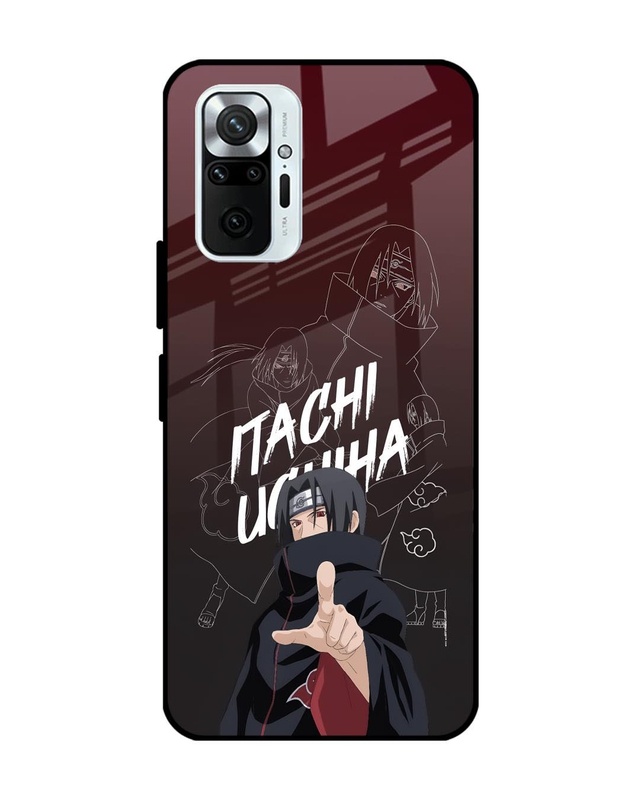 Itachi Uchiha Premium Glass Cover for Redmi Note 10 Pro
