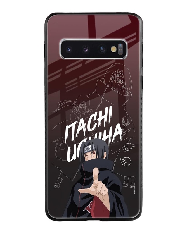 Itachi Uchiha Premium Glass Cover for Samsung Galaxy S10 Plus
