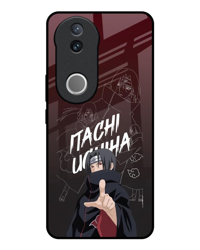 Itachi Uchiha Premium Glass Cover for Vivo V50e 5G