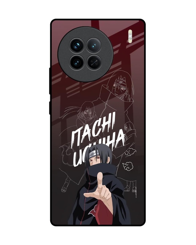 Itachi Uchiha Premium Glass Cover for Vivo X90 5G