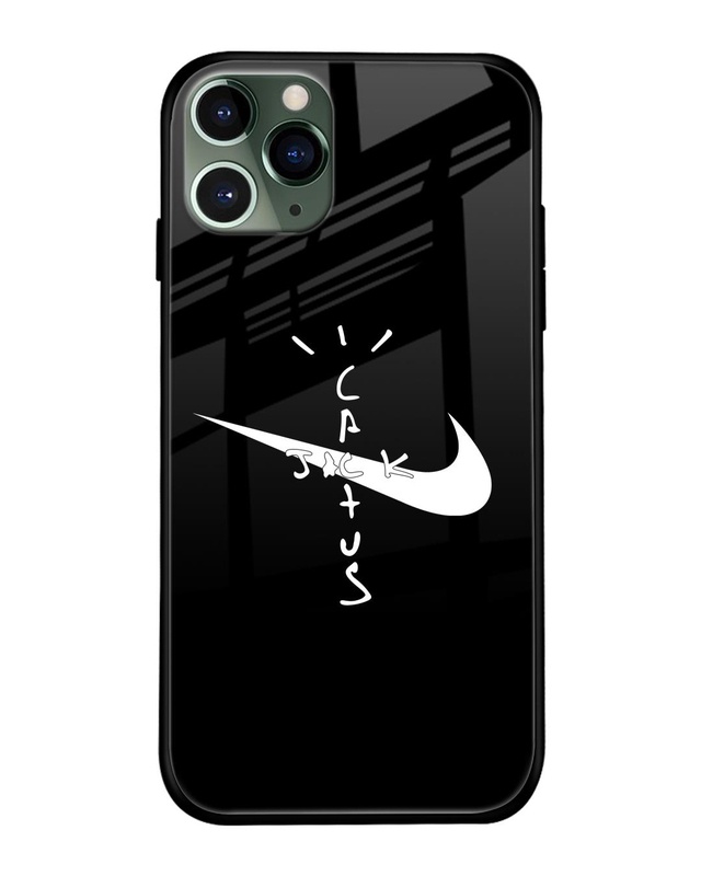 Shop Jack Cactus Premium Glass Case for Apple iPhone 11 Pro Max (Shock Proof, Scratch Resistant)-Front