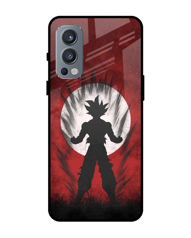 Shop Japanese Animated Premium Glass Case for OnePlus Nord 2 5G (Shock Proof,Scratch Resistant)-Front