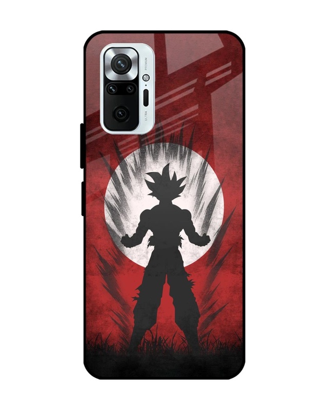 Shop Japanese Animated Premium Glass Case for Redmi Note 10 Pro (Shock Proof,Scratch Resistant)-Front