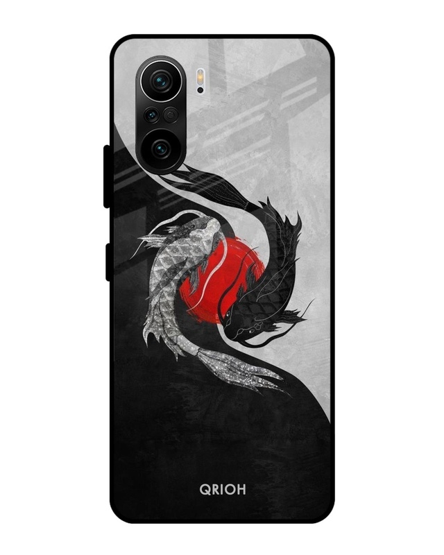 Shop Japanese Art Printed Premium Glass Cover For Mi 11X (Impact Resistant, Matte Finish)-Front