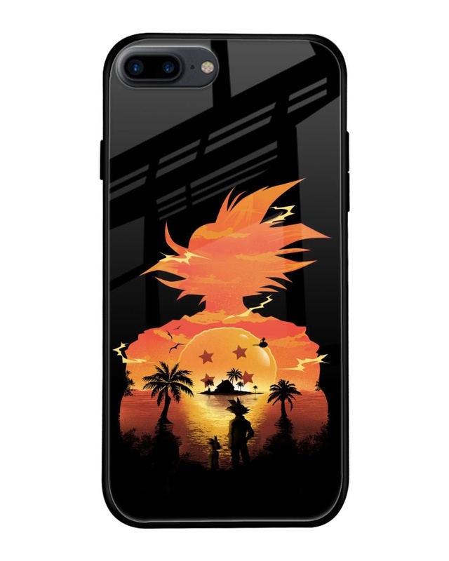 Shop Japanese Paradise Premium Glass Case for iPhone 8 Plus (Shock Proof, Scratch Resistant)-Front