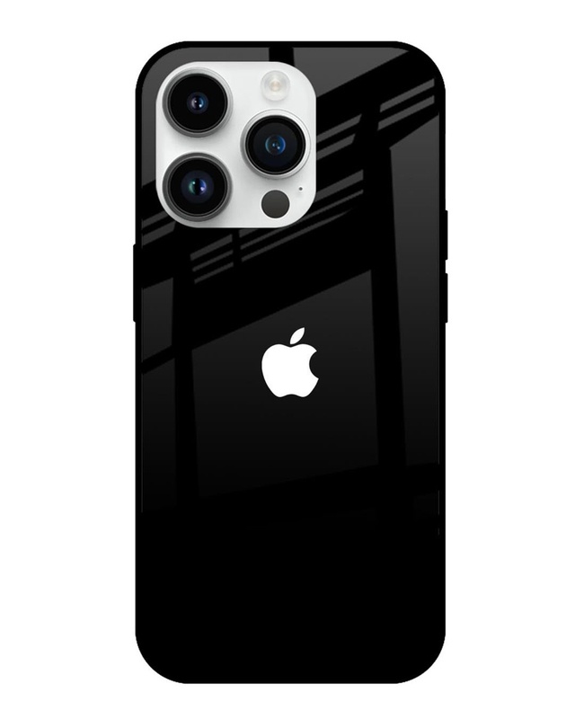 Shop Jet Black Premium Glass Case for Apple iPhone 14 Pro(Shock Proof, Scratch Resistant)-Front