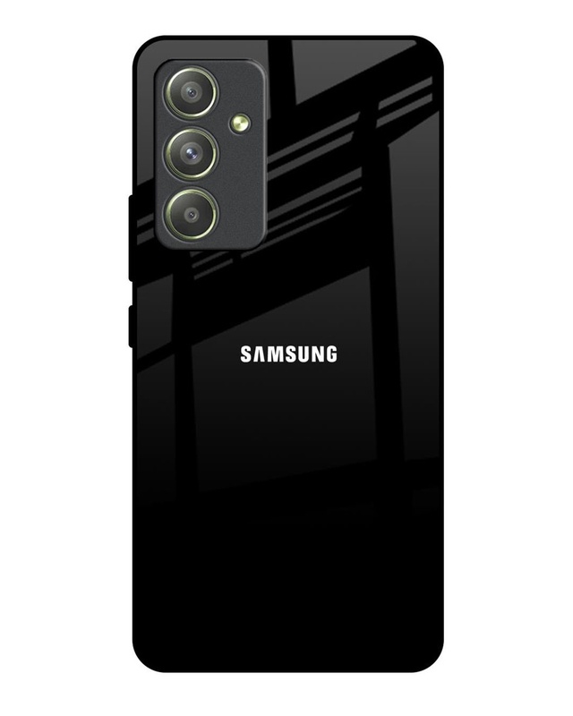 Shop Jet Black Premium Glass Case for Samsung Galaxy A54 5G(Shock Proof, Scratch Resistant)-Front