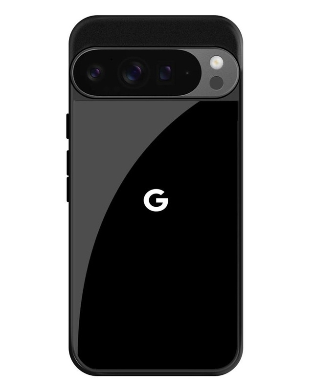 Jet Black Premium Glass Cover for Google Pixel 9 Pro XL(Shock Proof, Scratch Resistant)
