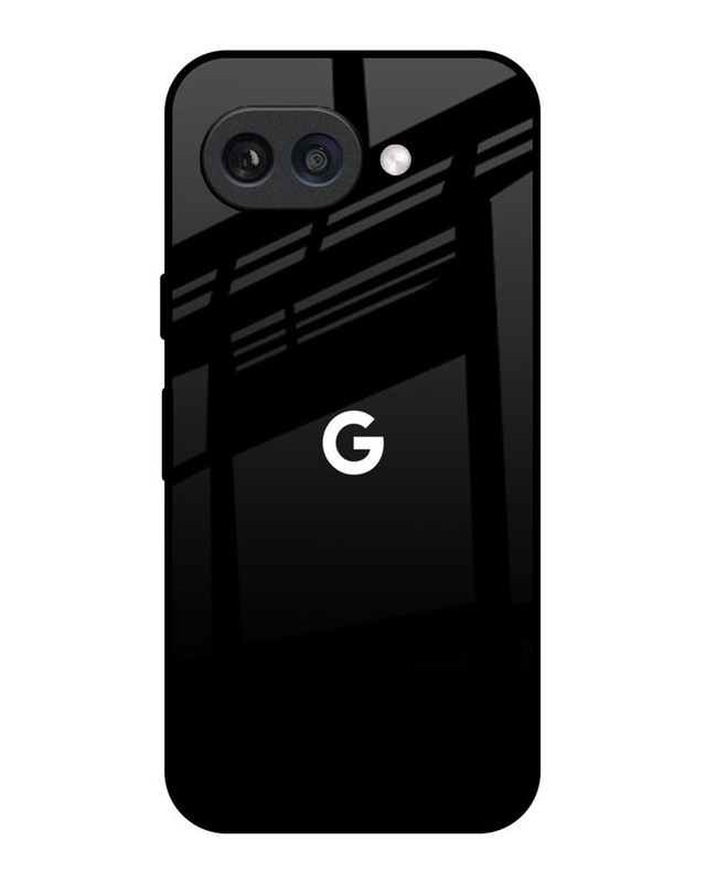 Jet Black Premium Glass Cover for Google Pixel 9a(Shock Proof, Scratch Resistant)