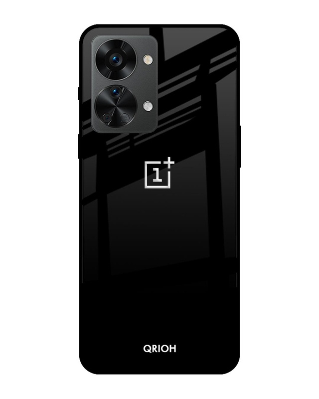 Shop Jet Black Premium Glass Cover for OnePlus Nord 2T 5G (Shockproof, Light Weight)-Front