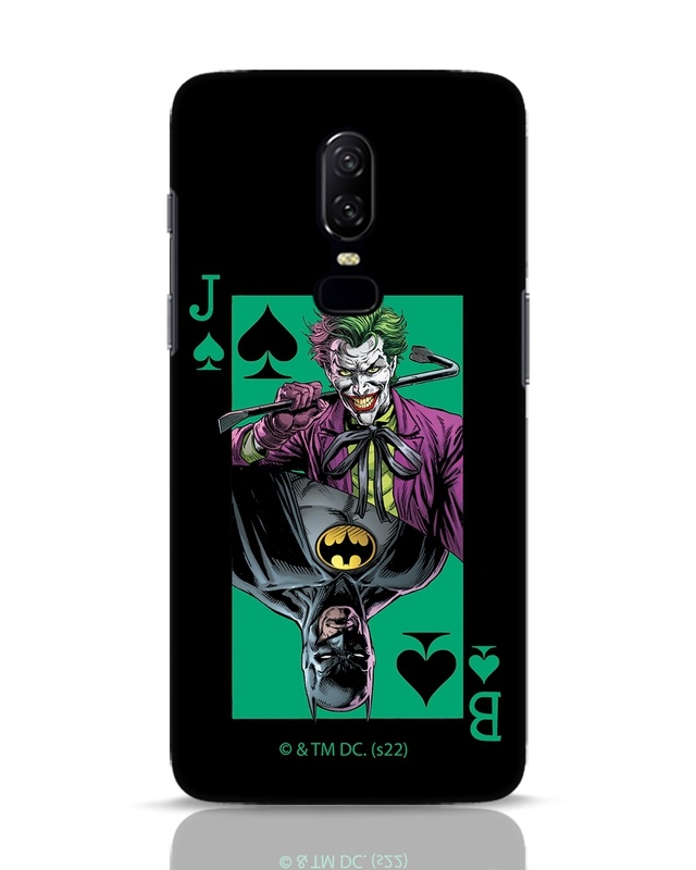 Shop Joker Card Designer Hard Cover for OnePlus 6-Front