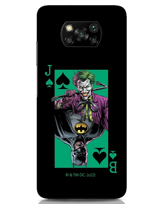 Shop Joker Card Designer Hard Cover for Xiaomi Poco x3-Front