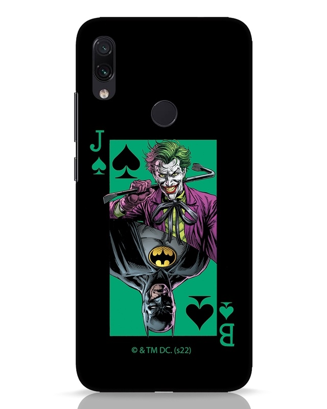 Shop Joker Card Designer Hard Cover for Xiaomi Redmi Note 7 Pro-Front