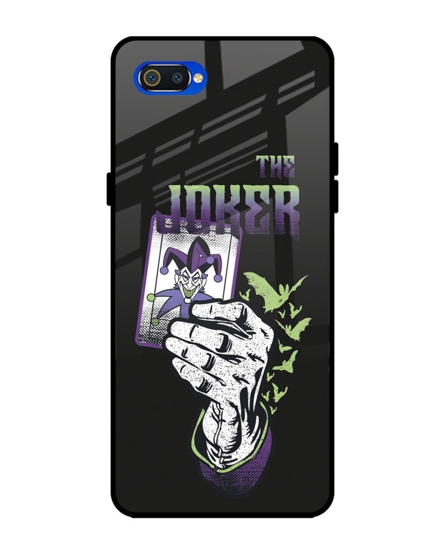 Shop Joker Premium Glass Cover for Realme C2-Front