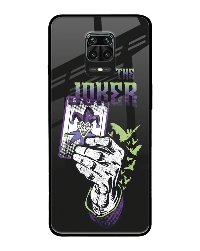 Shop Joker Premium Glass Cover for Redmi Note 9 Pro Max-Front