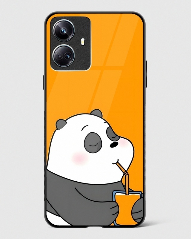 Shop Juicy Panda Premium Glass Case for Realme 10 Pro Plus 5G-Front