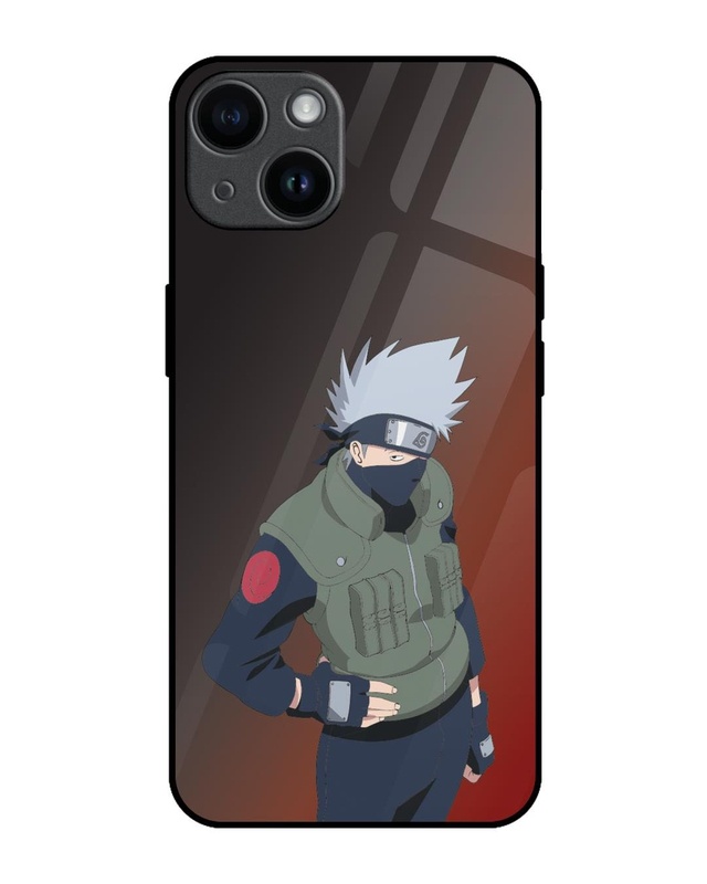 Shop Kakashi Premium Glass Cover for Apple iPhone 14-Front