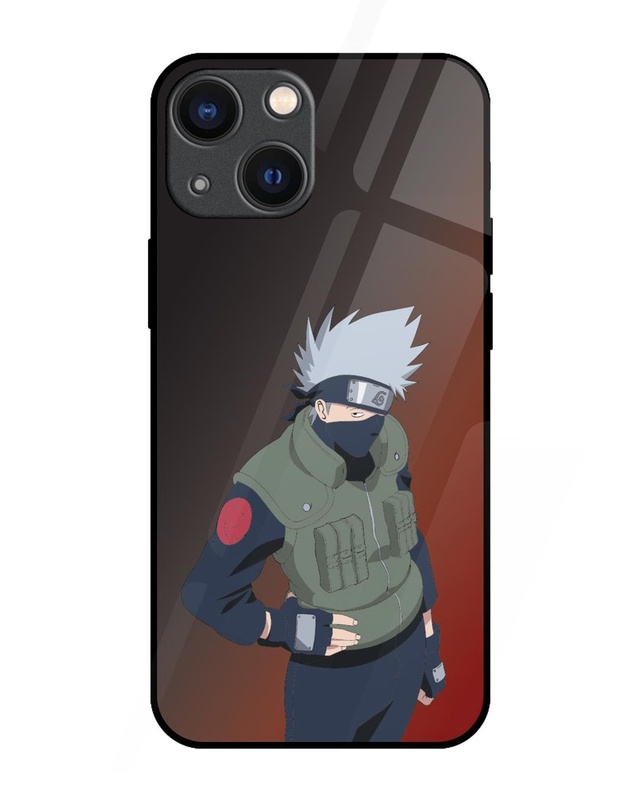 Shop Kakashi Premium Glass Cover for Apple iPhone 14 Plus-Front