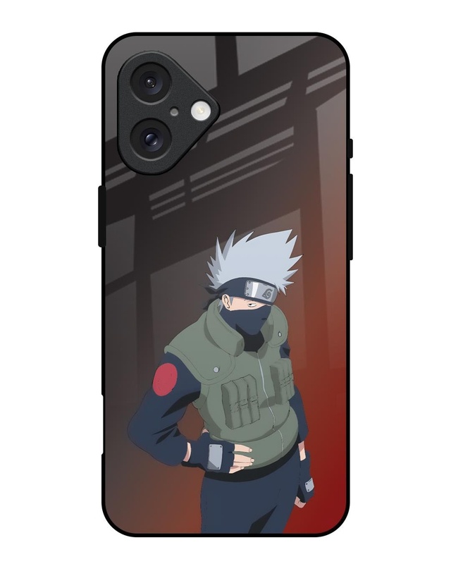 Shop Kakashi Premium Glass Cover for Apple iPhone 16-Front