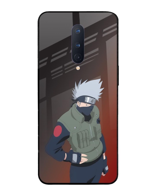 Shop Kakashi Premium Glass Cover for OnePlus 8-Front