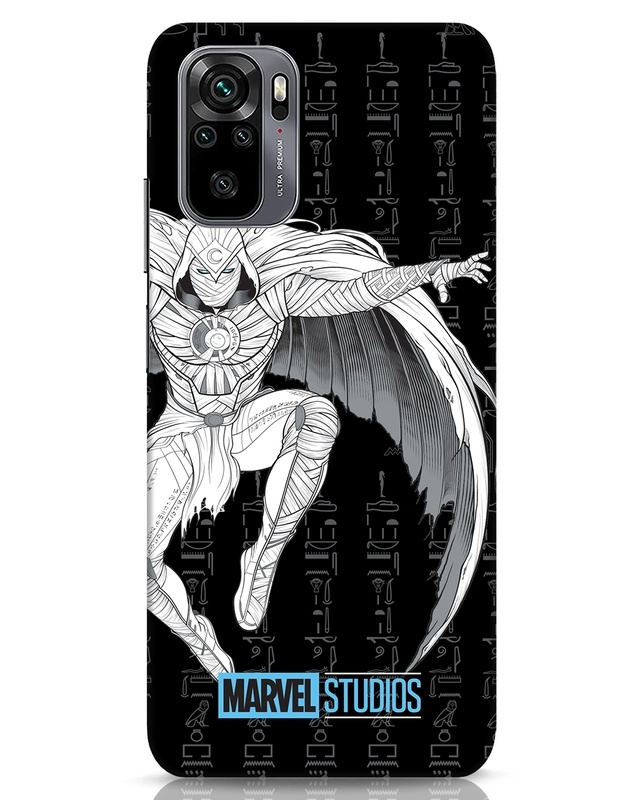 Shop Khonshu Moon Knight Designer Hard Cover for Xiaomi Redmi Note 10-Front