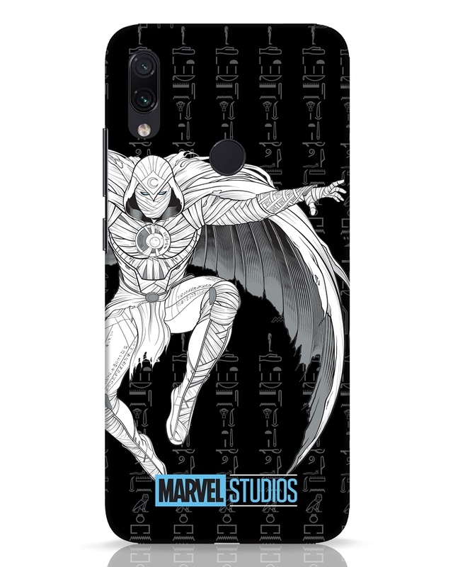 Shop Khonshu Moon Knight Designer Hard Cover for Xiaomi Redmi Note 7 Pro-Front